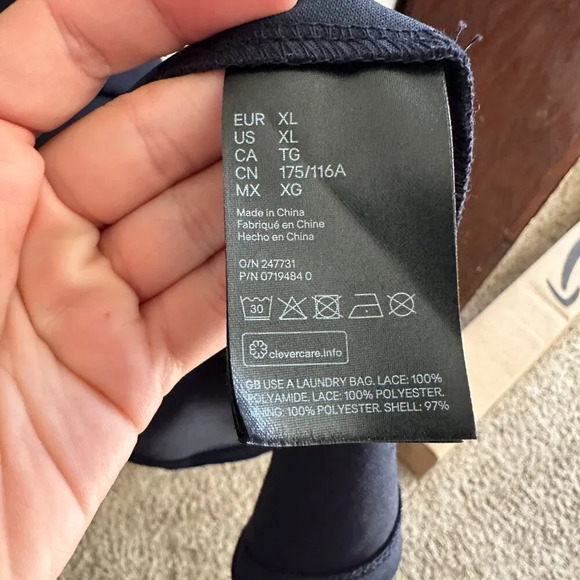 H&M Navy Blue Dress  Size‎ X-Large - Picture 4 of 8